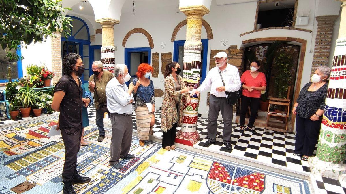 Imagen de archivo de un acto celebrado en el patio de La Casa Azul.