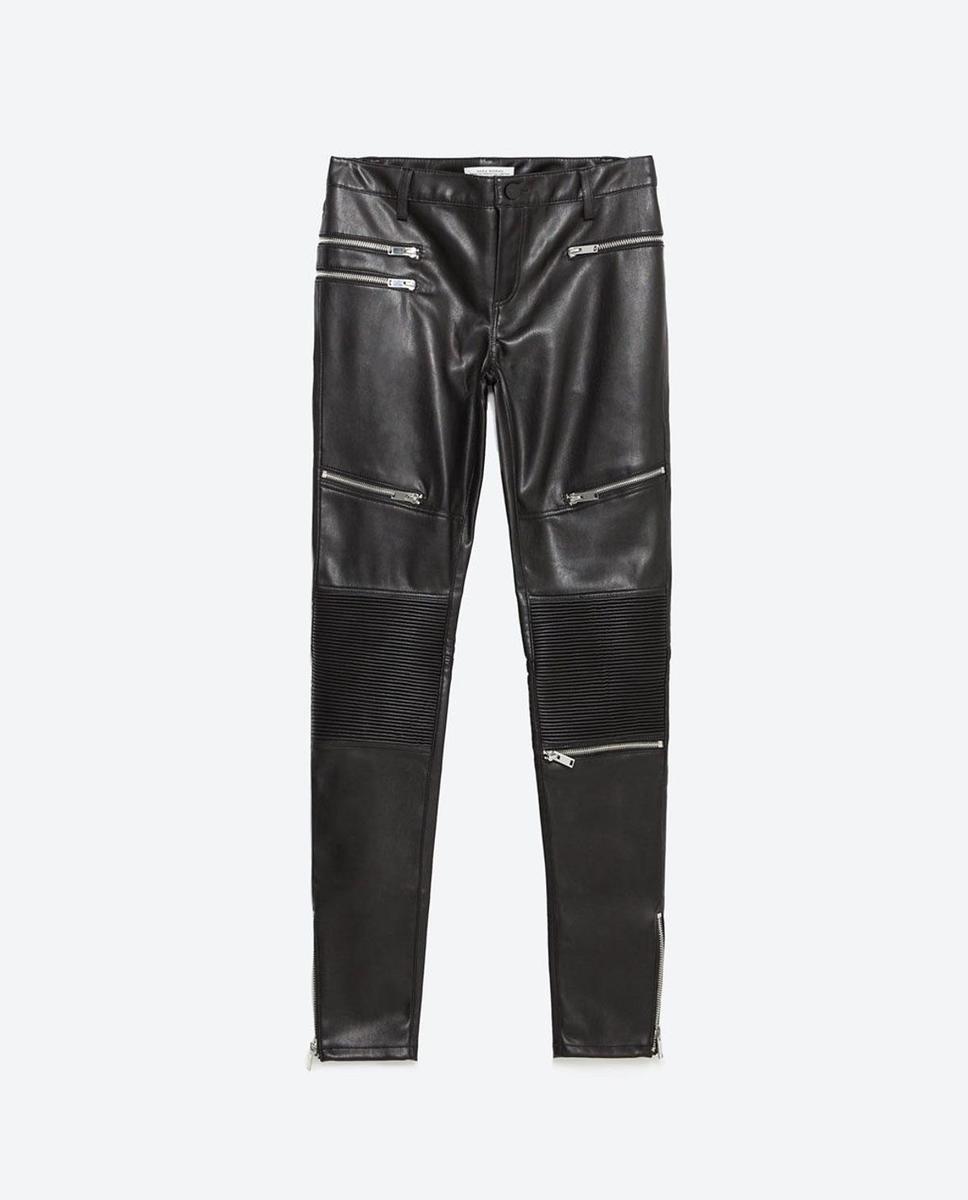 Pantalón biker de Zara (39,95€)