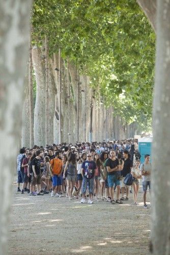 Primer dia del càsting de «Joc de Trons» a Girona