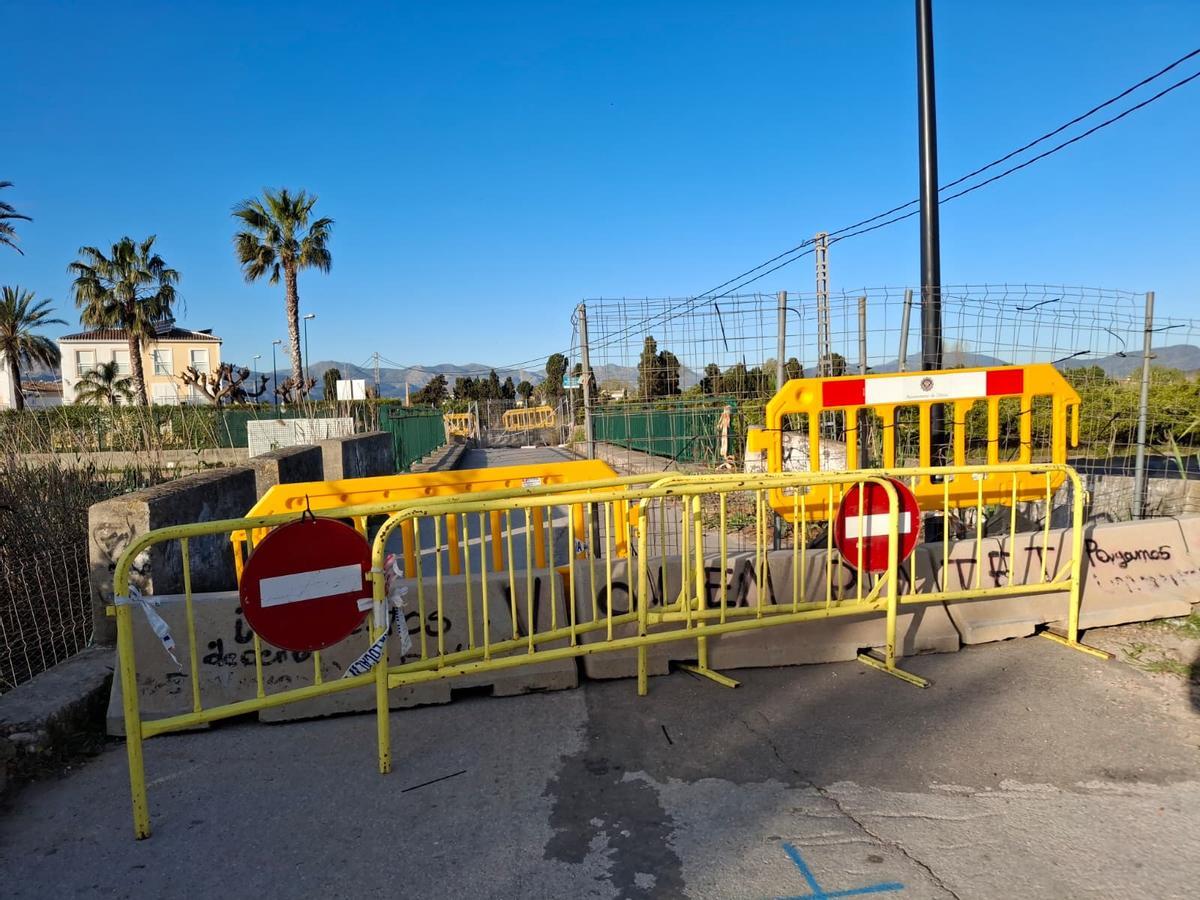 Aspecto del puente en una imagen reciente.