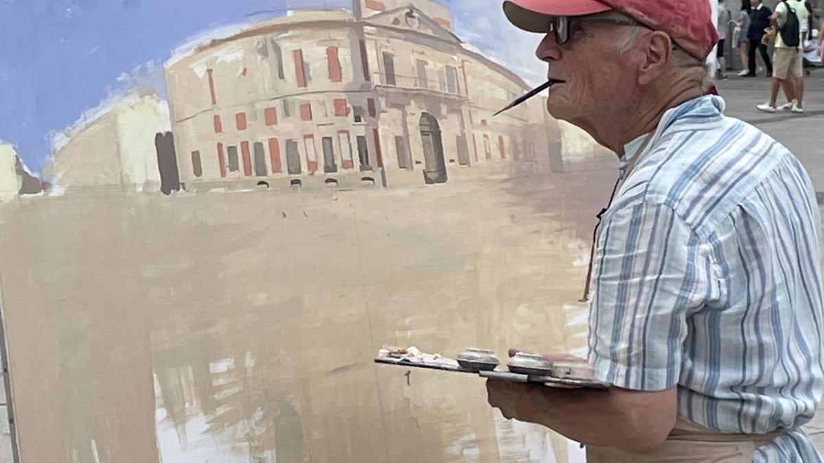 Este es el motivo por el que Antonio López ha vuelto a pintar la Puerta del Sol