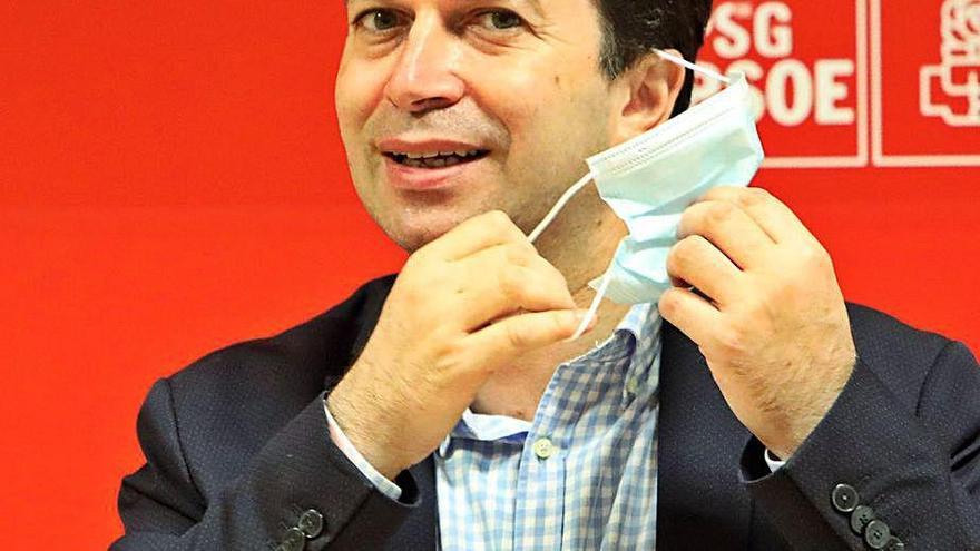El secretario xeral del PSdeG, Gonzalo Caballero.