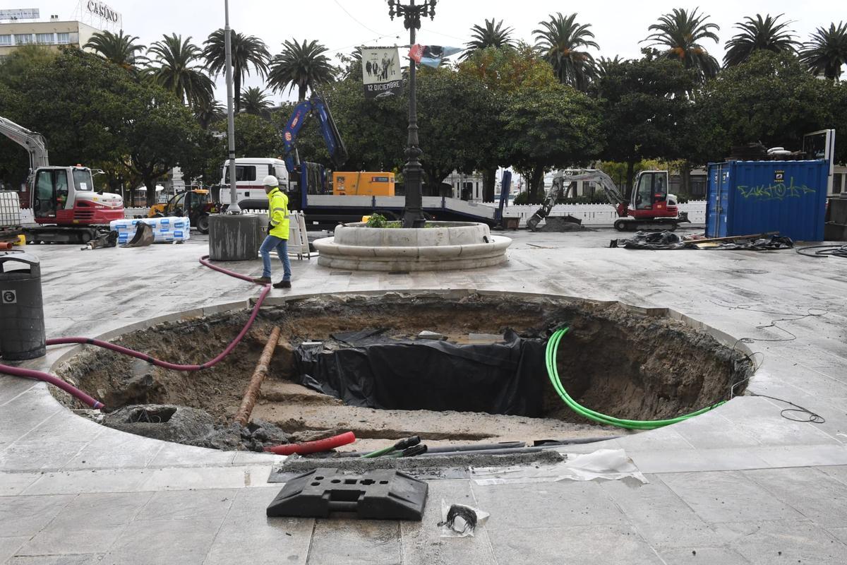 Restos antiguos hallados en el Obelisco