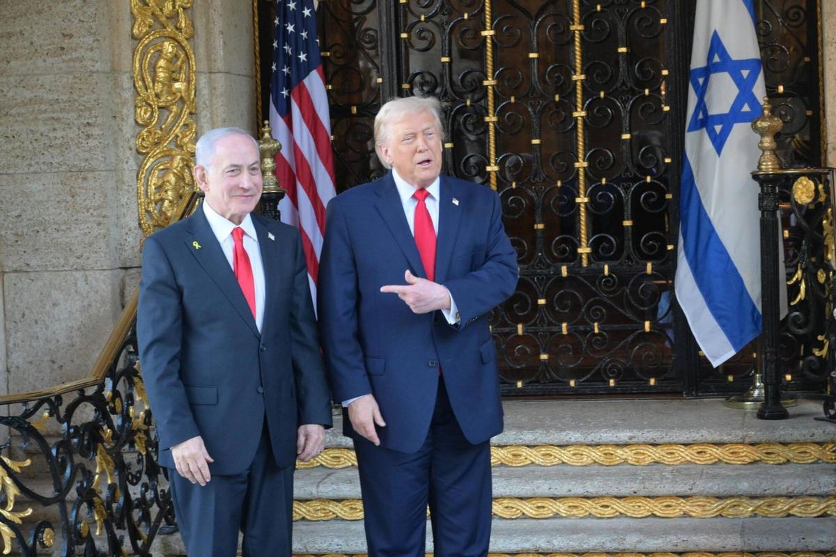Netanyahu y Trump.