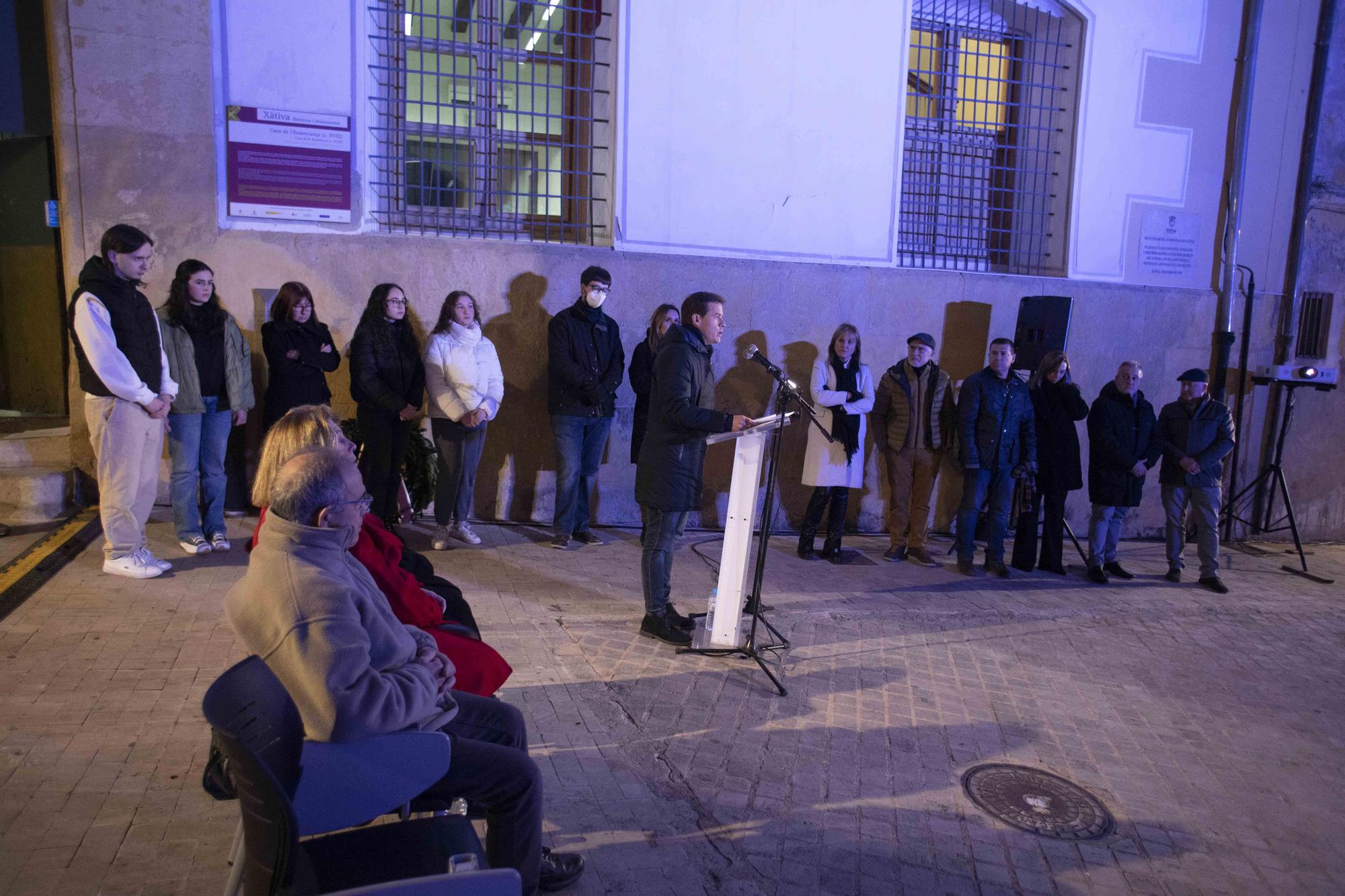 Homenaje a los deportados setabenses en los campos de concentración nazis