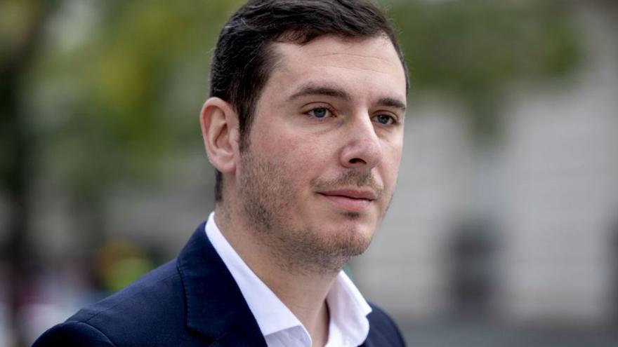 José María Timón, ayer, llegando a la Audiencia Nacional. |  // EFE