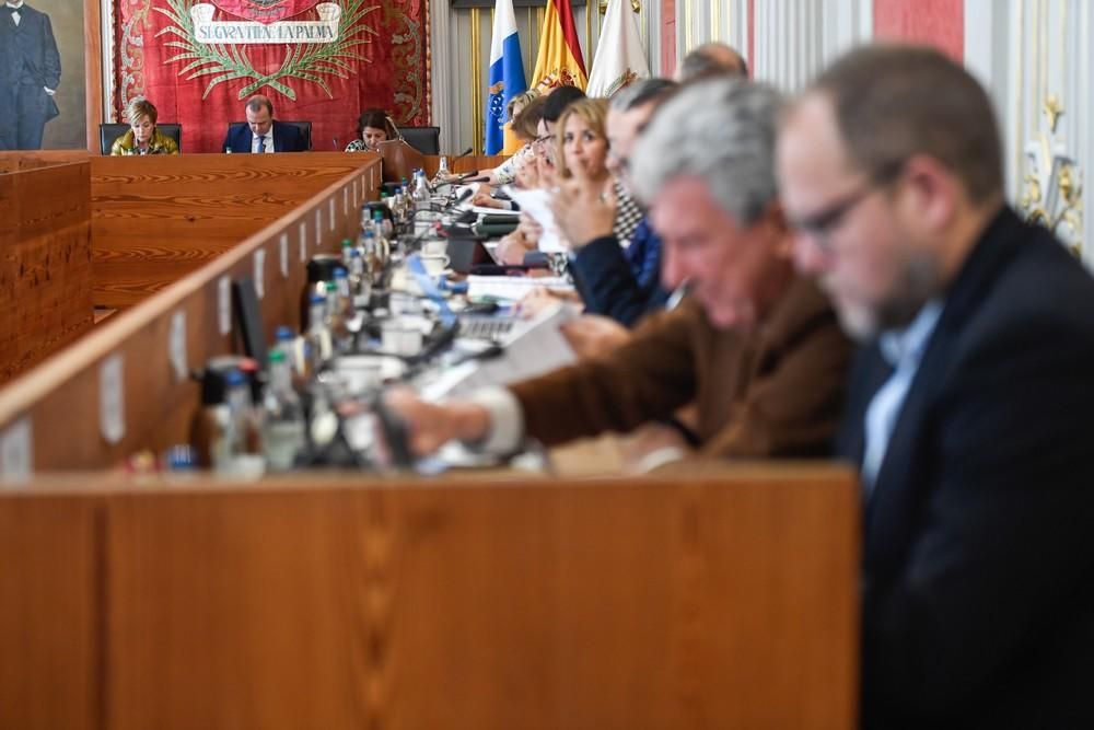 Pleno del Ayuntamiento de Las Palmas de Gran Canaria, el último de 2018