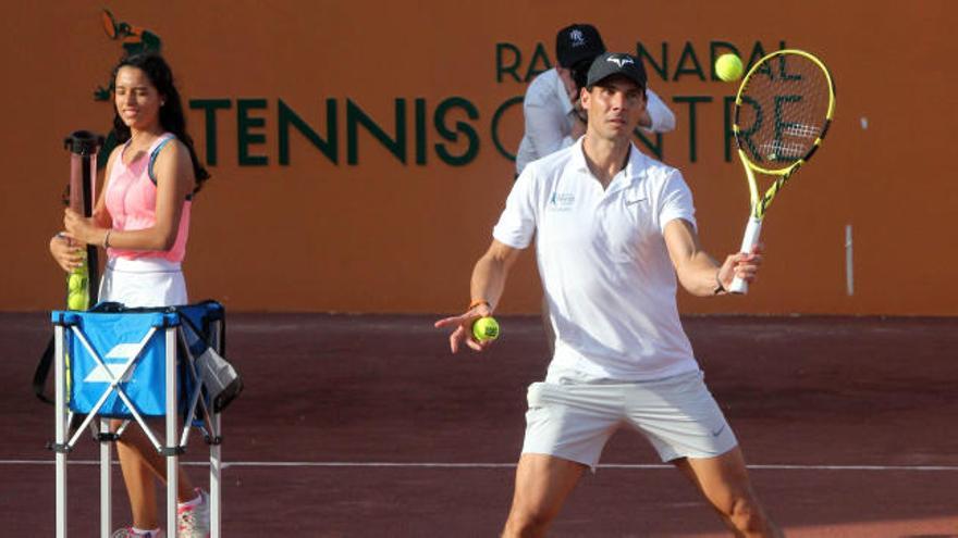 Rafa Nadal, en la inauguración de su primer centro deportivo fuera de España, en Cancún