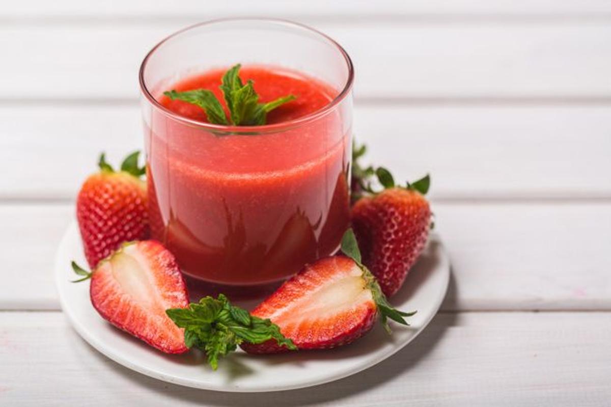 Gazpacho de fresas