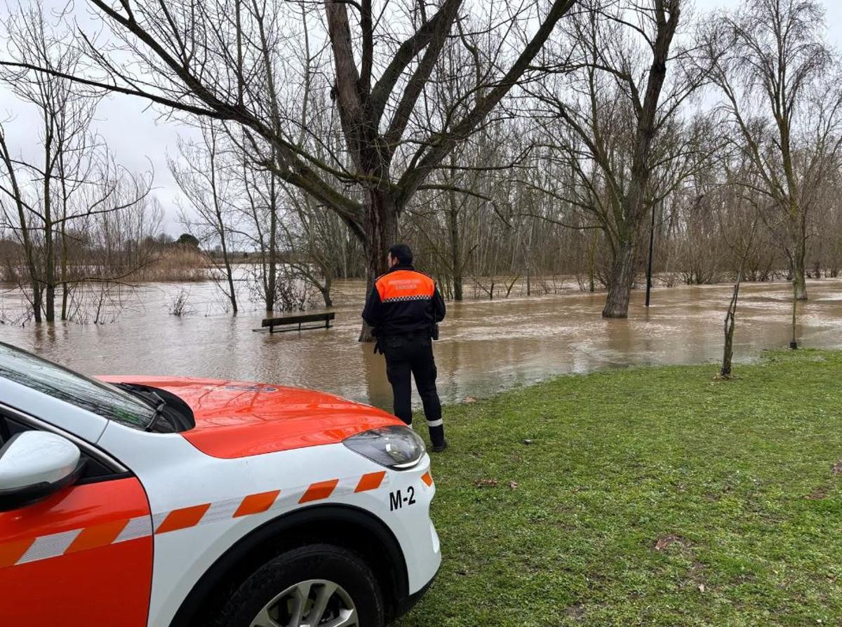 El río Duero, a su paso por los Tres Árboles