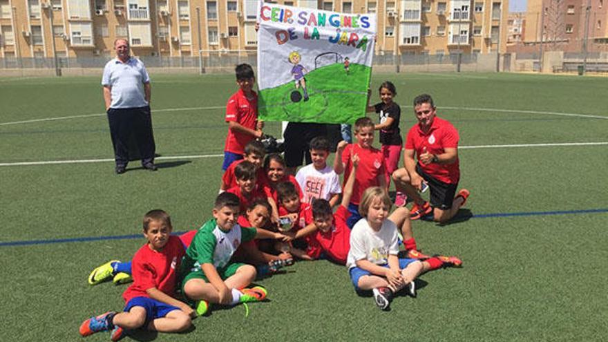 El CEIP San Ginés de la Jara.