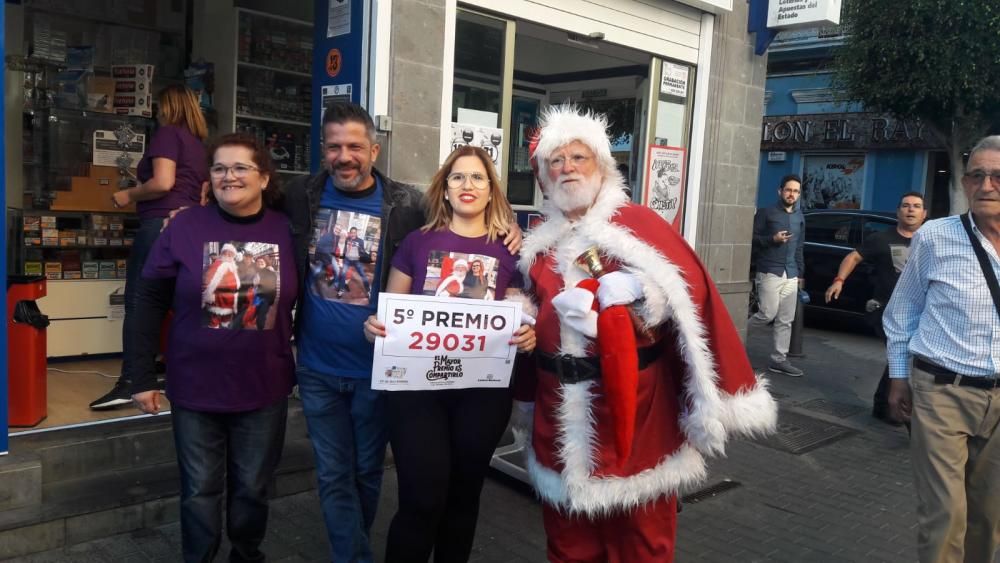 Lotería de Navidad 2018 | El 29031, quinto premio, cae en Gran Canaria y Telde