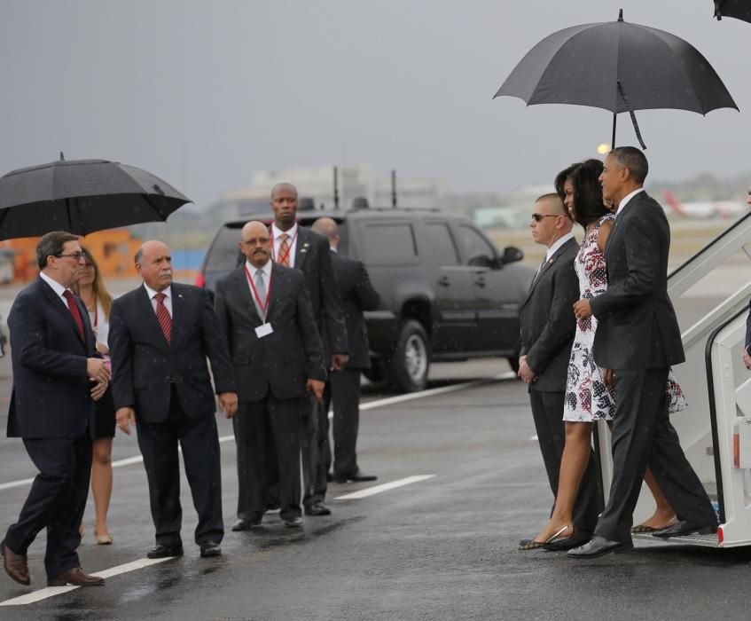 Barack Obama llega a Cuba apara una vista histórica