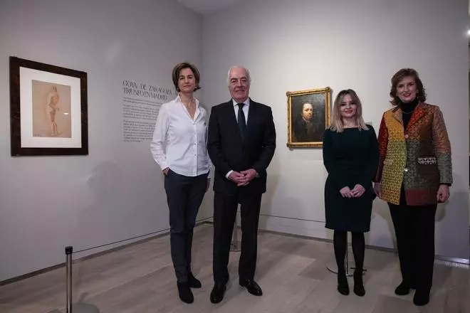 En imágenes | Las obras de Goya de la Fundación Ibercaja se 'refugian' por un tiempo en el Patio de la Infanta