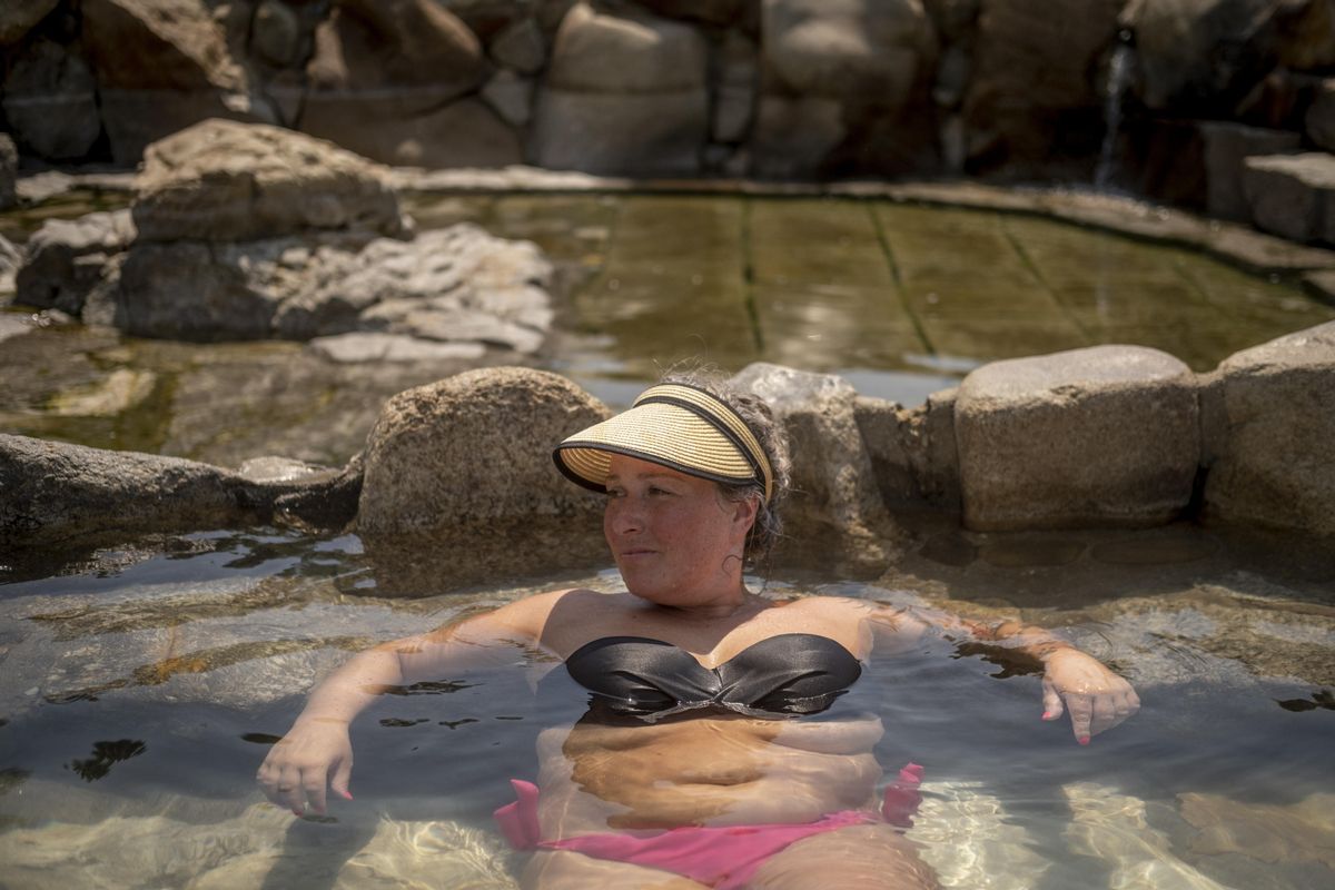 OURENSE OLA DE CALOR ALTAS TEMPERATURAS TERMAS DE A CHAVASQUEIRA