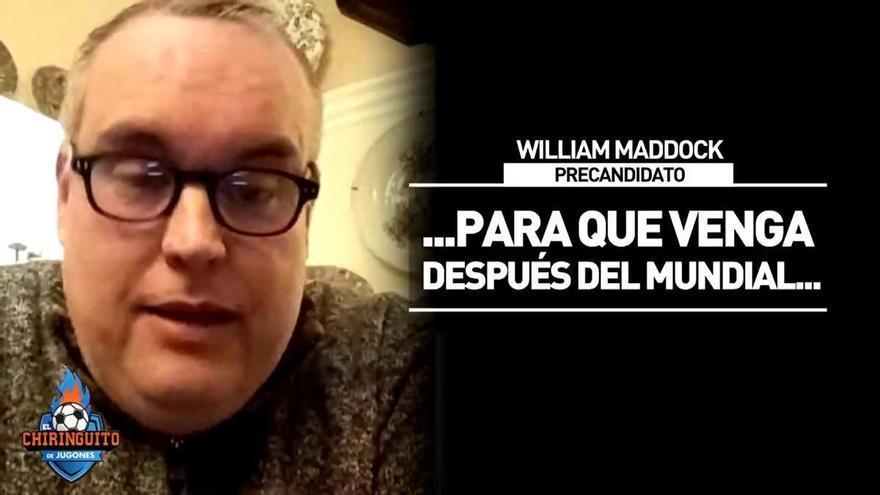 William Maddock:  "Tengo un bombazo a la altura de Ronaldinho o Beckham"