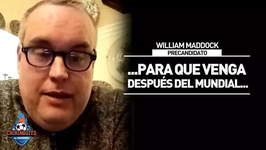 William Maddock:  "Tengo un bombazo a la altura de Ronaldinho o Beckham"