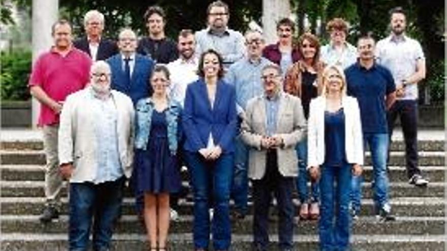 Alguns dels integrants de les candidatures del PP per Girona.