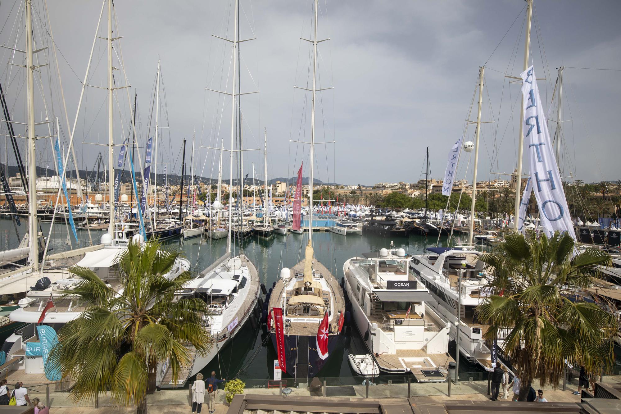 Las imágenes de la Palma International Boat Show, abierta hasta el domingo en el Moll Vell