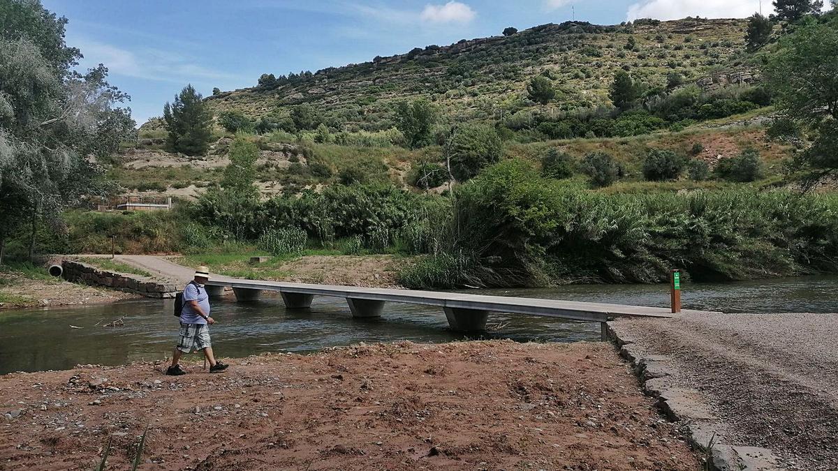 La passera de Can Poc Oli permet donar continuïtat a un dels trams de l’Anella Verda de Manresa | ARXIU/M.M.