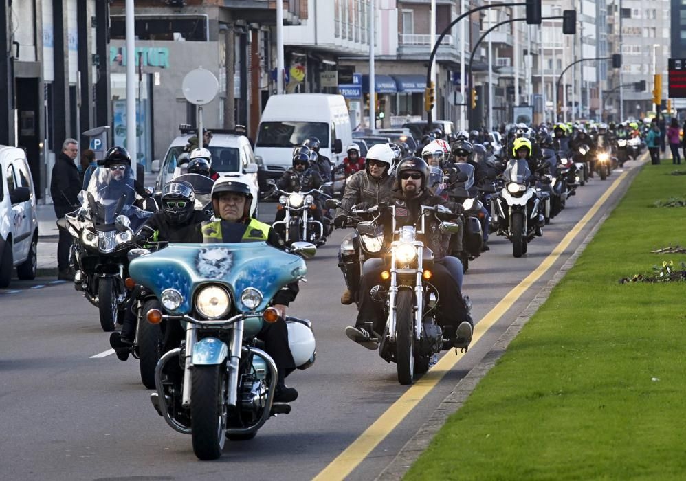 Despedida a José Julio Heres, "Chinorris", el motorista fallecido en la autopista "Y"