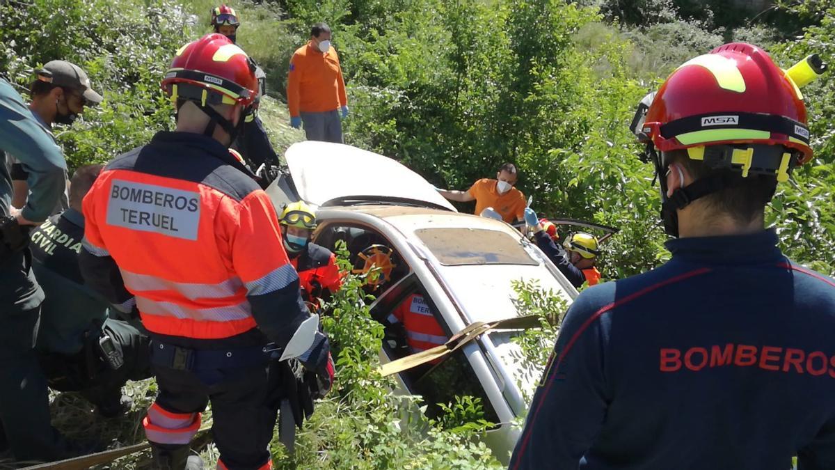 Accidente en la A-231.