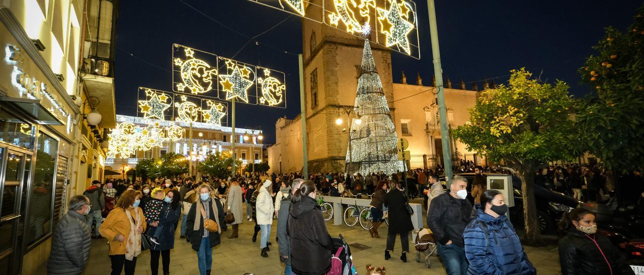 Iluminación especial de Navidad del pasado año.