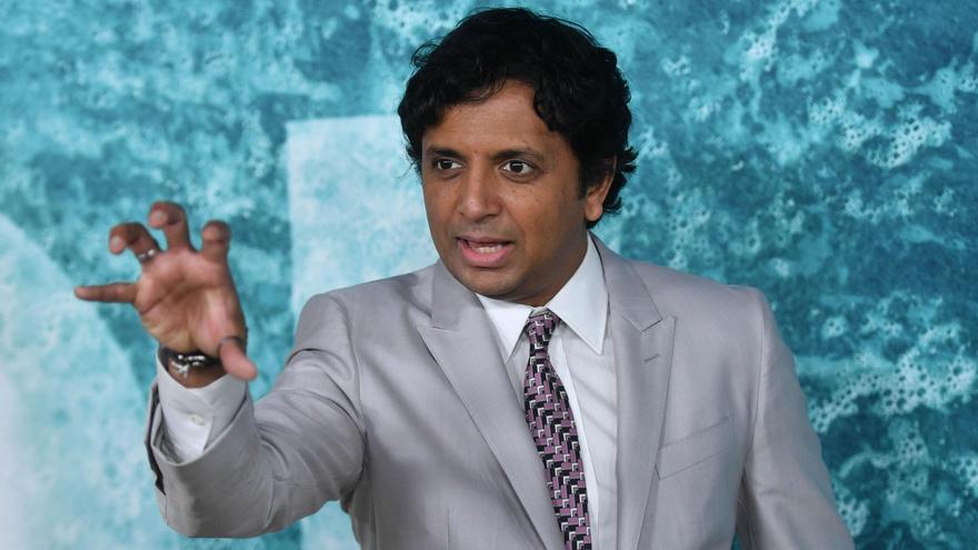 El director de cine M. Night Shyamalan, en la presentación de la película 'Tiempo', en Nueva York en julio de 2021