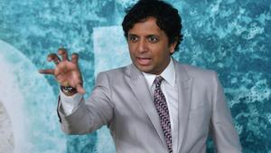 El director de cine M. Night Shyamalan, en la presentación de la película Tiempo, en Nueva York en julio de 2021