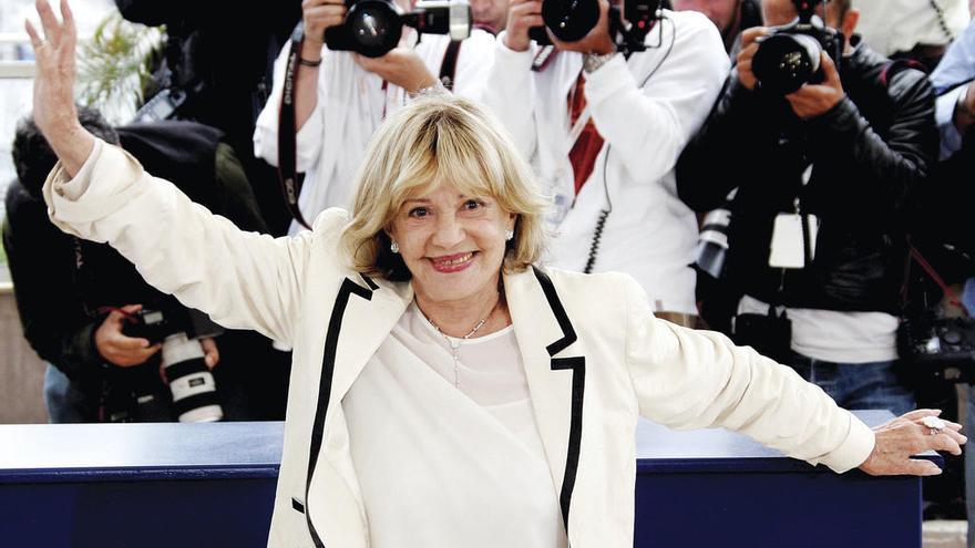 Jeanne Moreau, en el Festival de Cannes, en 2005. // Efe