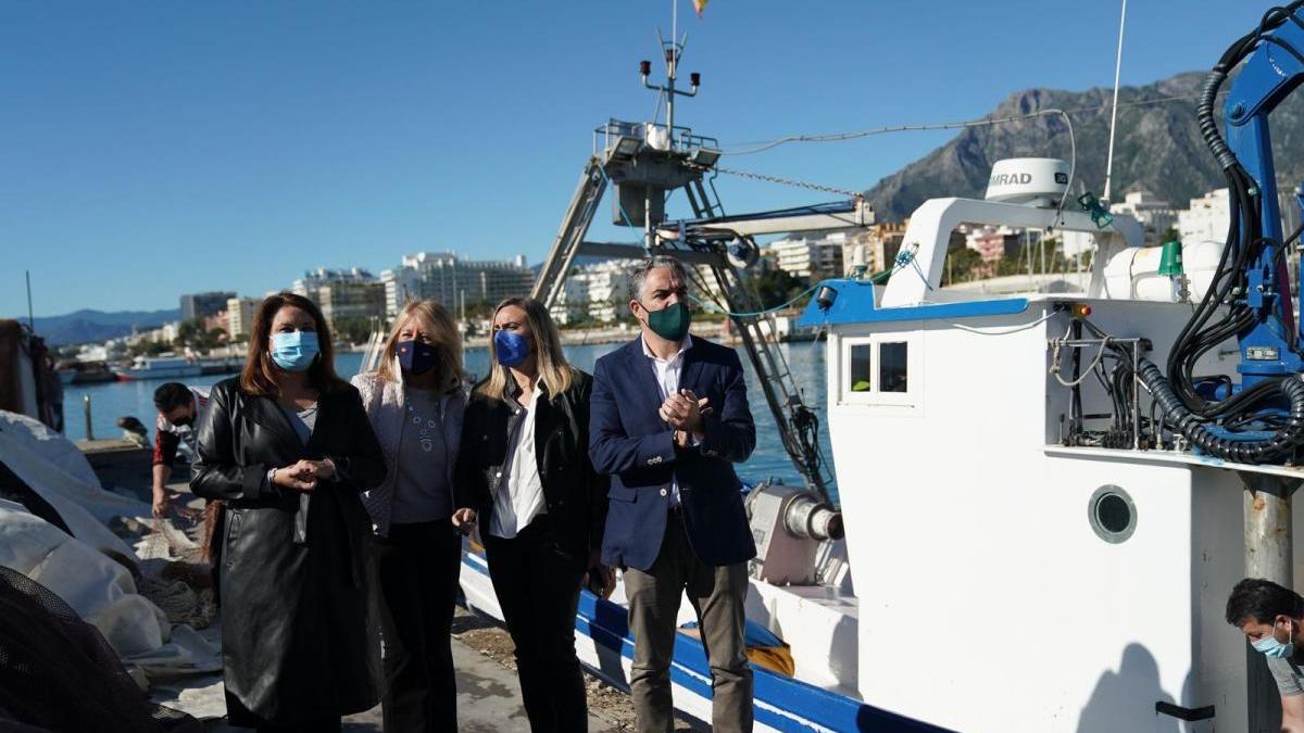 Visita al puerto de La Bajadilla, en Marbella.