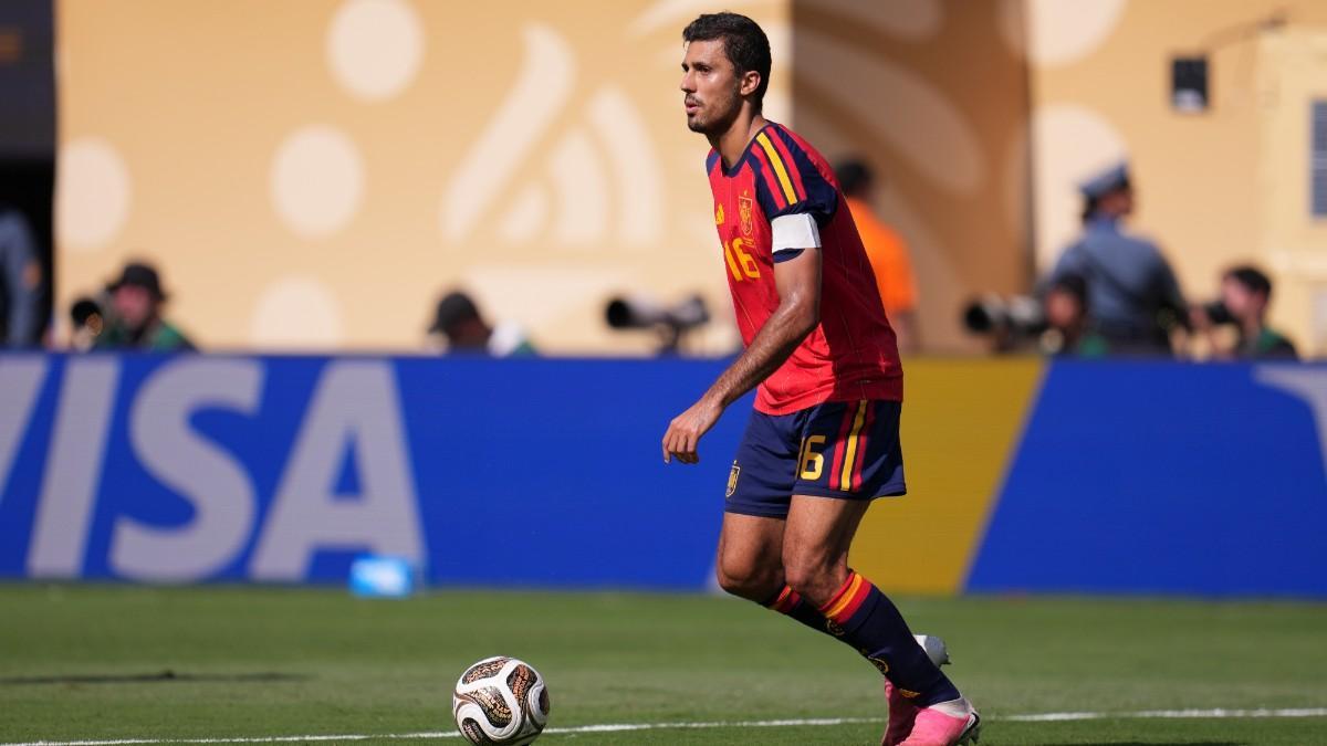 Rodri Hernandez, en la final del Mundial 2026 entre España y Argentina