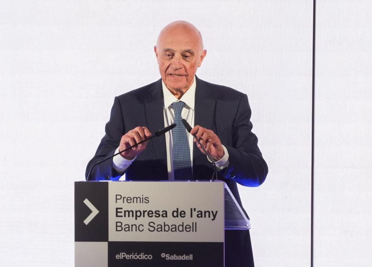 El presidente del Banc Sabadell, Josep Oliu