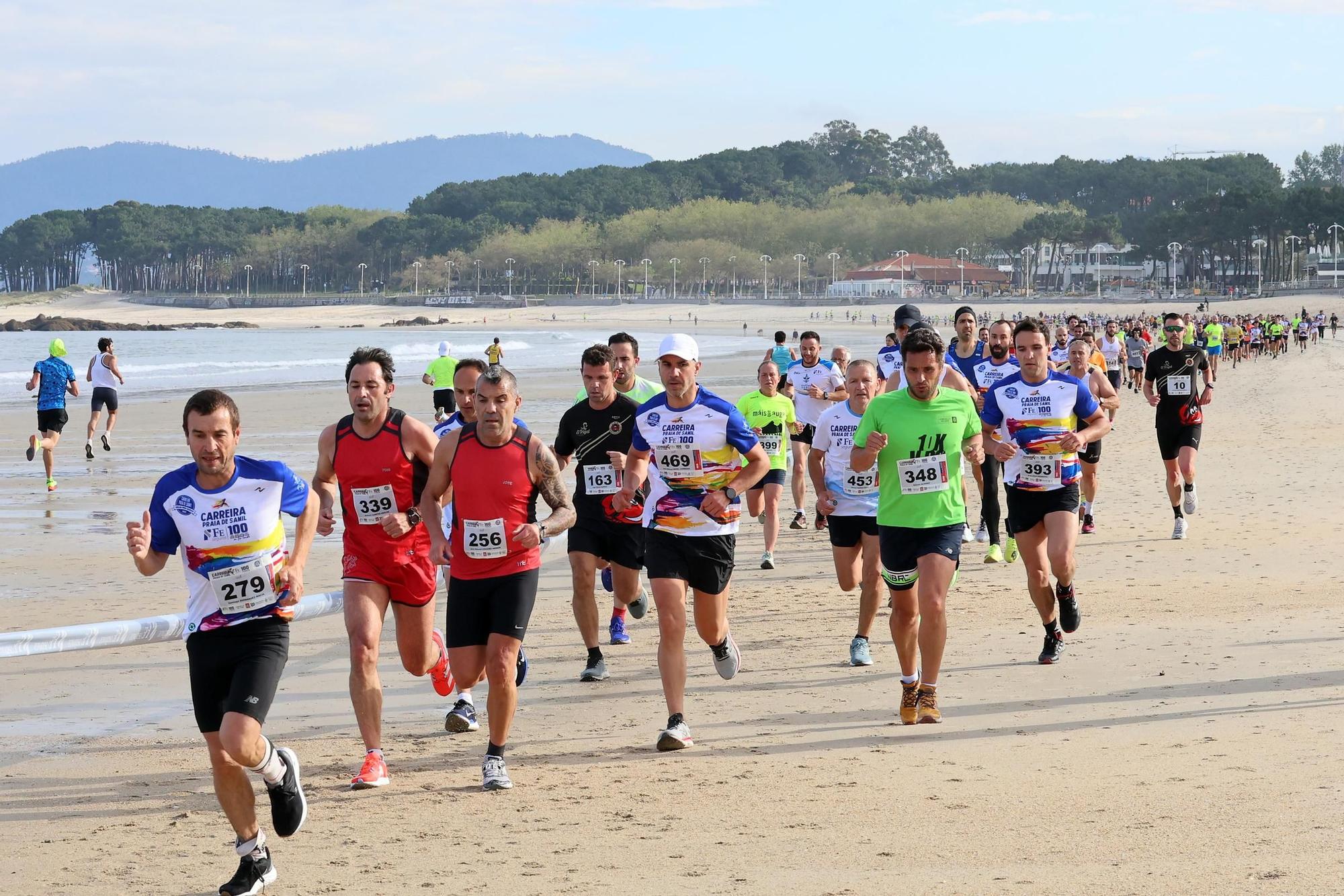 Sofía Freaza y Carlos Gutérrez se impusieron en la Carreira Praia de Samil