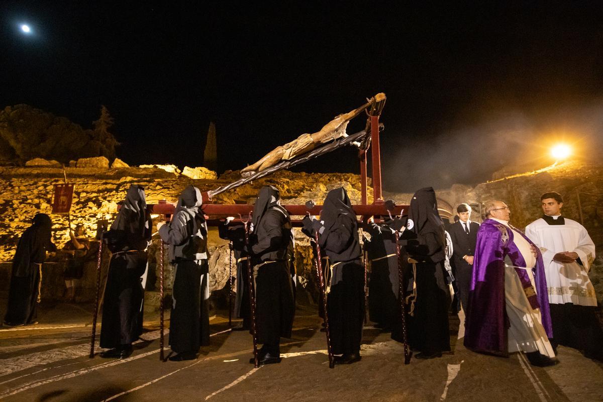 Vía Crucis en el anfiteatro romano de Mérida