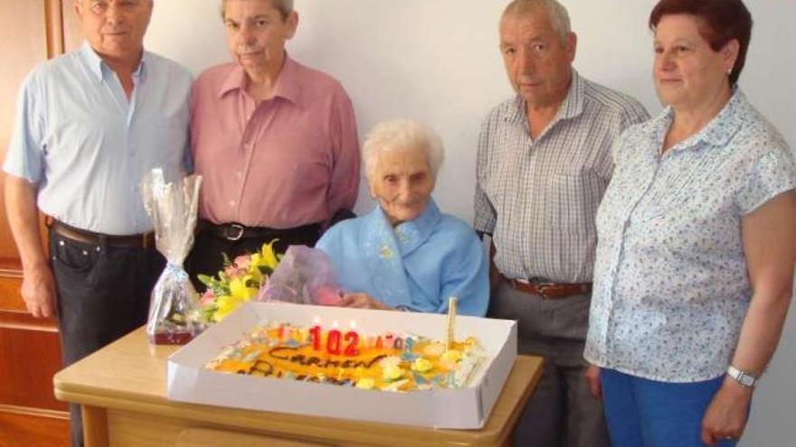 Una vecina de San Marcos cumple 102 años