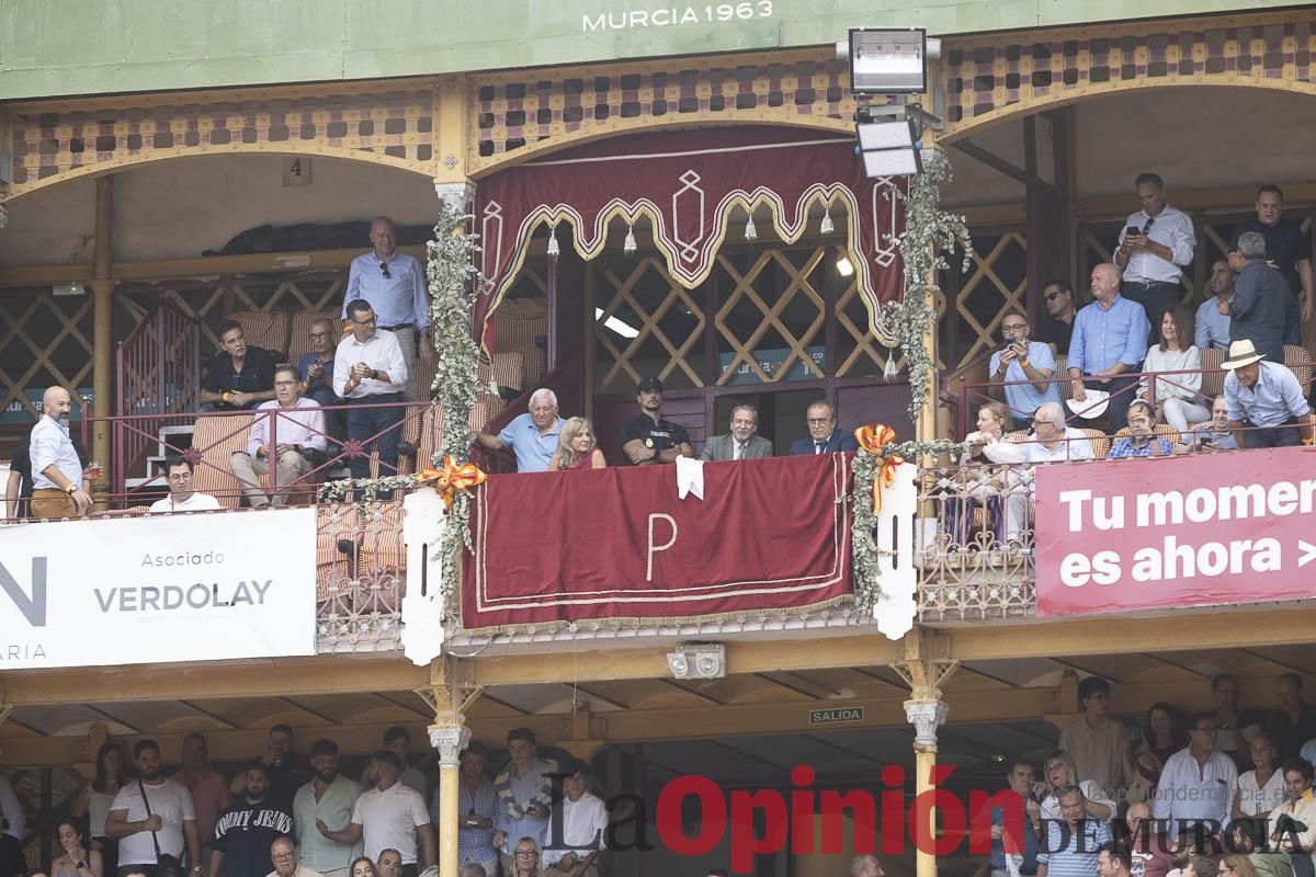 Cuarta corrida en la Feria Taurina de Murcia (Castella, Manzanares y Ureña)