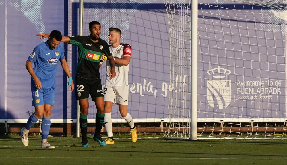 Las mejores imágenes del partido entre el Fuenlabrada y el Elche