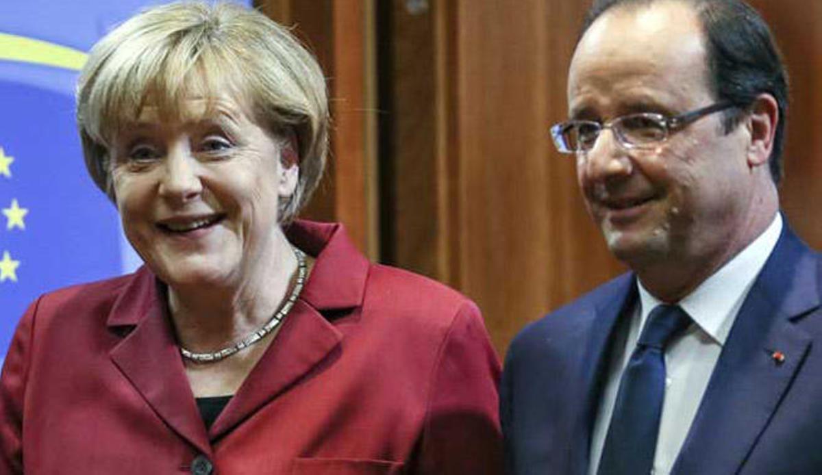 Merkel y Hollande, en una imagen de archivo.