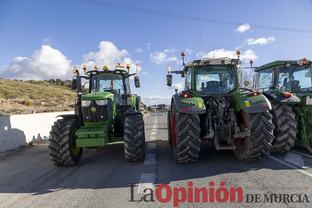 Manifestaciones de agricultores en Caravaca