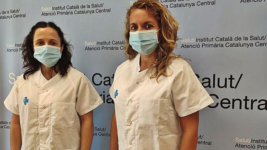 Les investigadores Anna Ruiz Comellas i Anna Ramírez | ICS