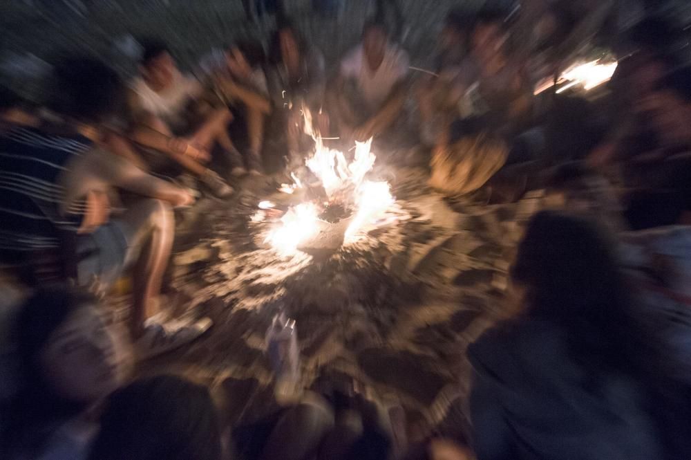 Así transcurrió la noche y amanecieron las playas