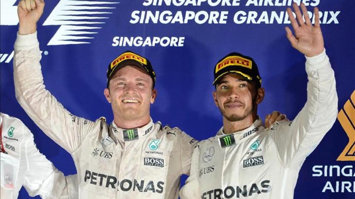 La batalla entre Hamilton y Rosberg volverá a vivirse en Malasia