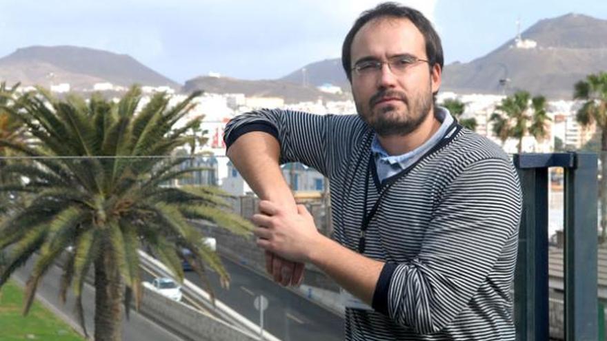 David Fernández Llorca en la terraza del Museo Elder de la Ciencia y la Tecnología, sede del Congreso Eurocast.  | santi blanco