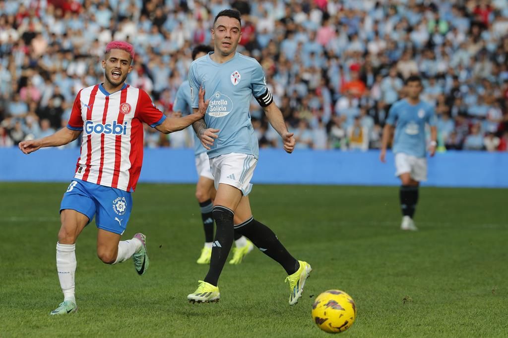 Les millors imatges de la victòria del Girona a Vigo