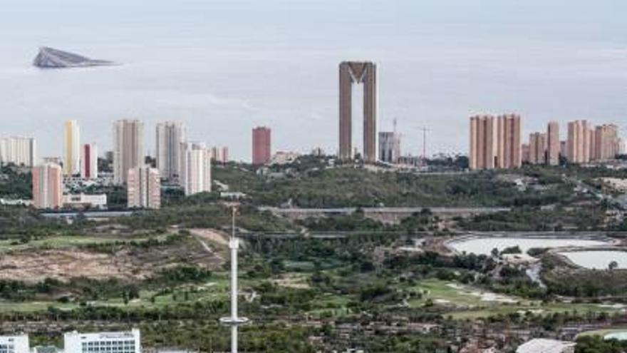 Vista aérea del entorno de Terra Mítica.