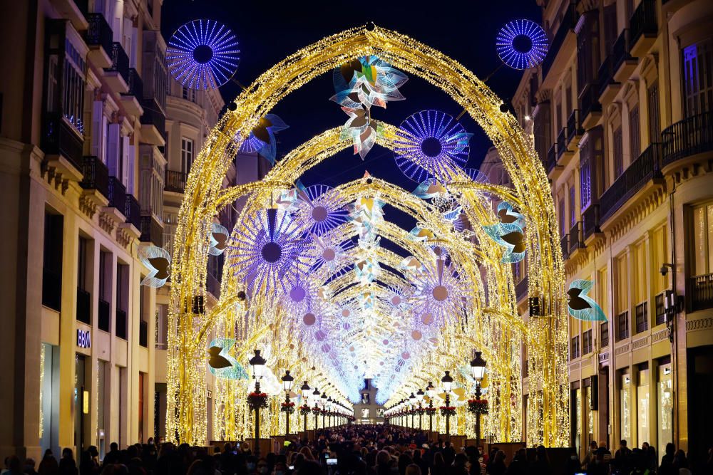 Encendido de las luces de Navidad del Centro de Málaga