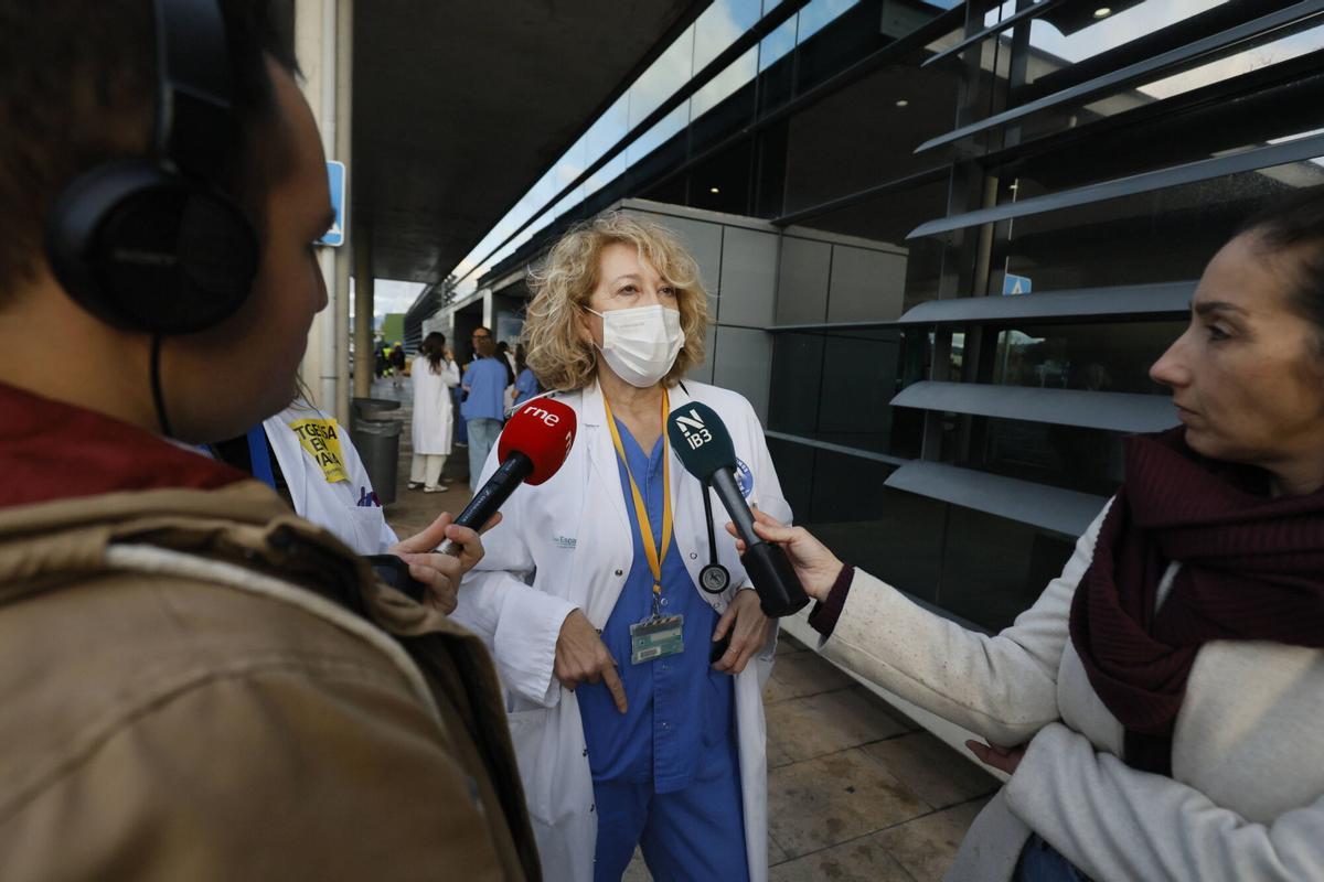 La huelga de médicos en Mallorca, en imágenes