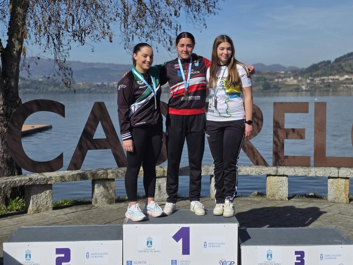 Podio femenino C1 Sub 23.