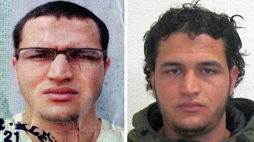 Dues imatges del terrorista que va atemptar a Berlín